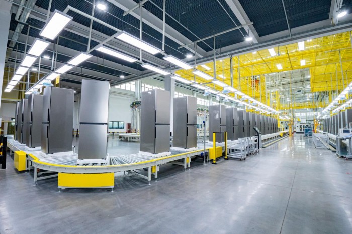 九游娱乐：海尔卡奥斯工业互联网生态园新项目投产打造智能制造全球样板(图2)