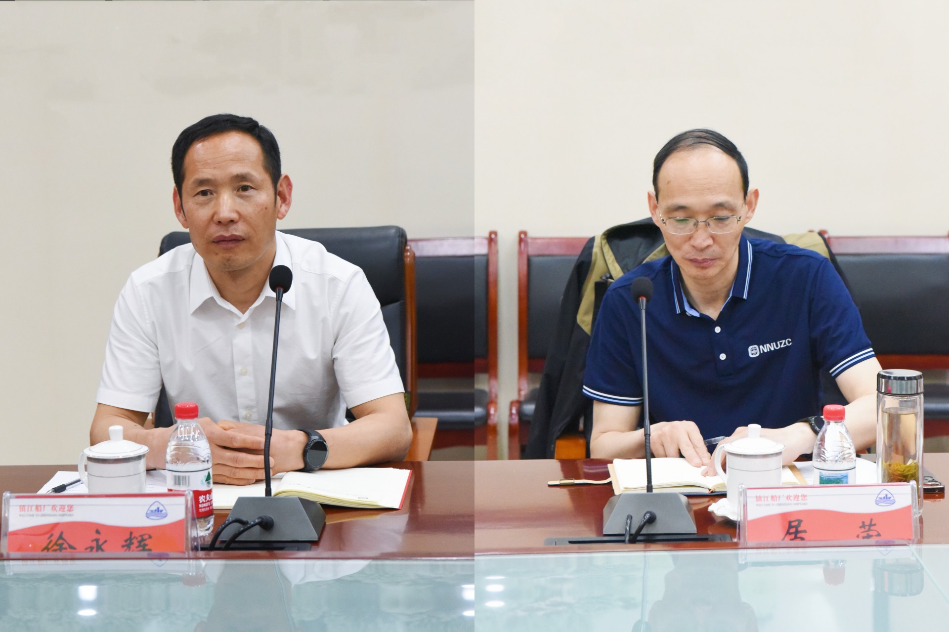 九游娱乐平台：深化产教融合协同育人机制建设——工学院赴江苏省镇江船厂（集团）有限公司开展校企合作专题调研考察(图4)