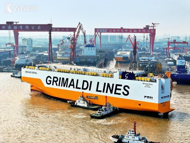 九游娱乐网站：双船坞并进八批次领跑!外高桥造船再刷新纪录(图1)