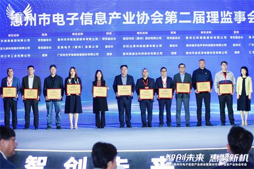 九游娱乐:智创未来惠聚新机2025惠州市电子信息产业峰会暨协会年会召开(图8)
