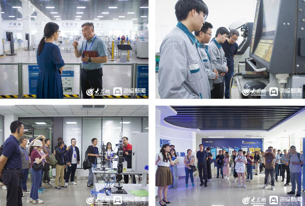 九游娱乐:40余名全国重点新闻媒体记者走进山科职感受职业教育“山科模式”(图2)