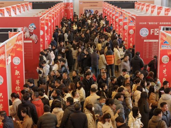 九游娱乐网站:扬州:春风送岗暖人心新春就业迎“开门红”(图2)